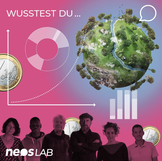 NEOS Lab information graphic and event communication